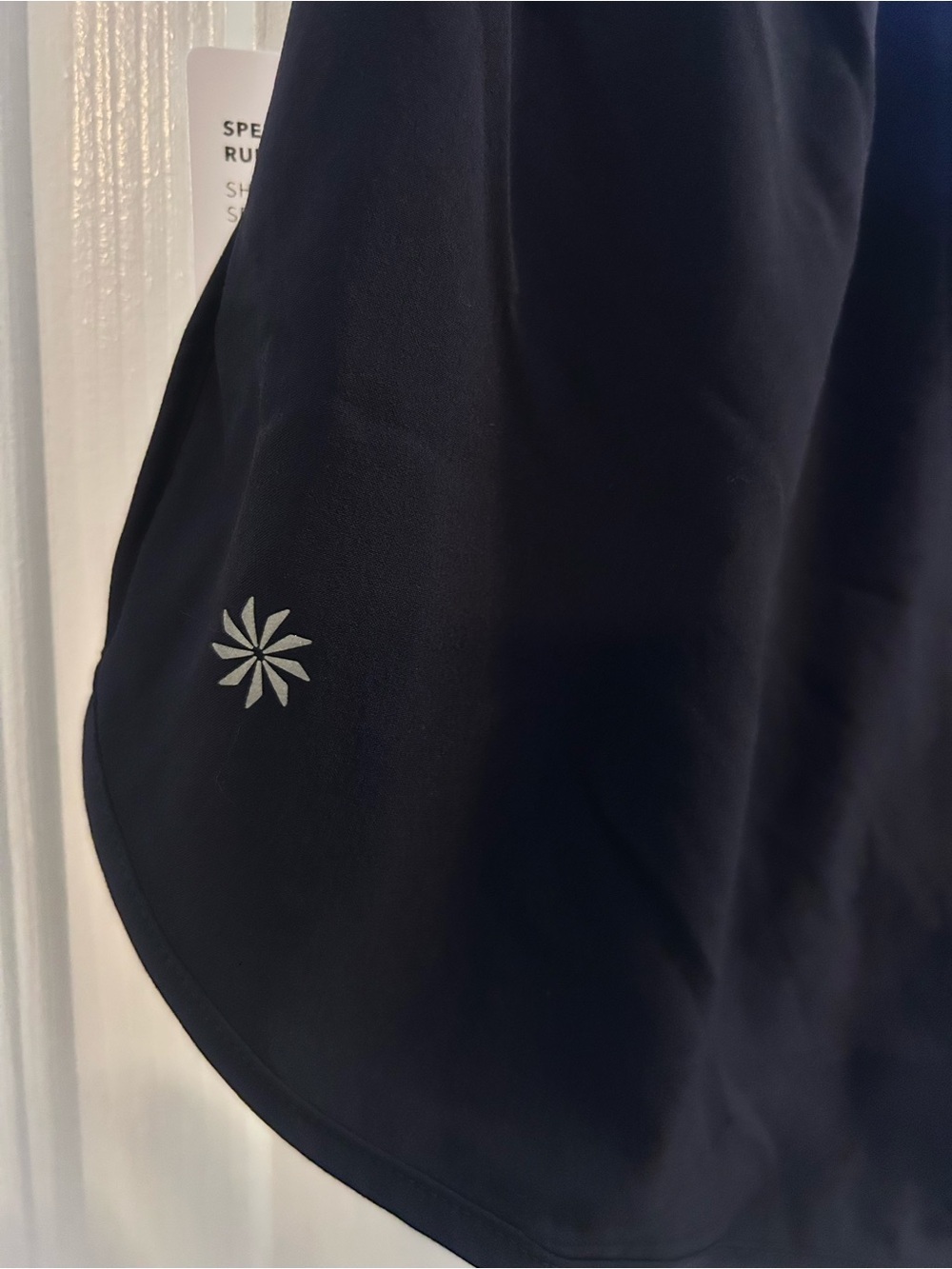 NWT ATHLETA Speedwork Mid Rise 2 1/2" Run Short- Navy - Picture 9 of 16